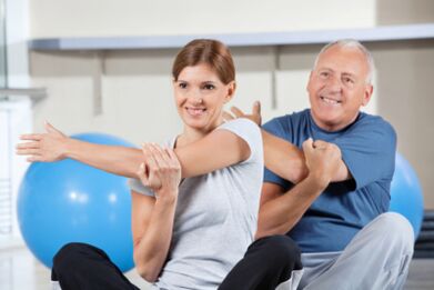 Exercise therapy for low back osteochondrosis