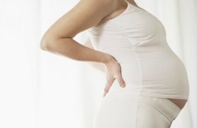 Lumbar department osteochondrosis during pregnancy