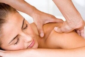 Cervical osteochondrosis massage